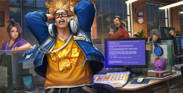 Blue Screen · Dian Wei