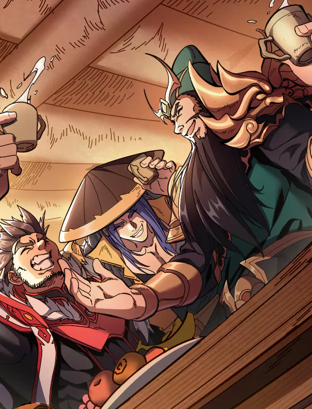 Liu Bei · Zhang Fei