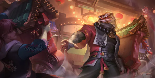 Guarding Tiger · Lian Po